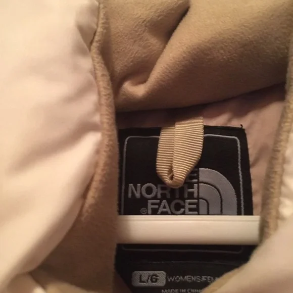 North Face 96 Retro Nuptse Down Puffer Vest 700 White Large Mint Condition - Picture 6 of 11